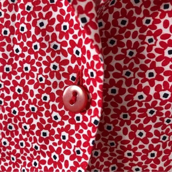 Ann Taylor Floral Top Sz 2P - Picture 2 of 5